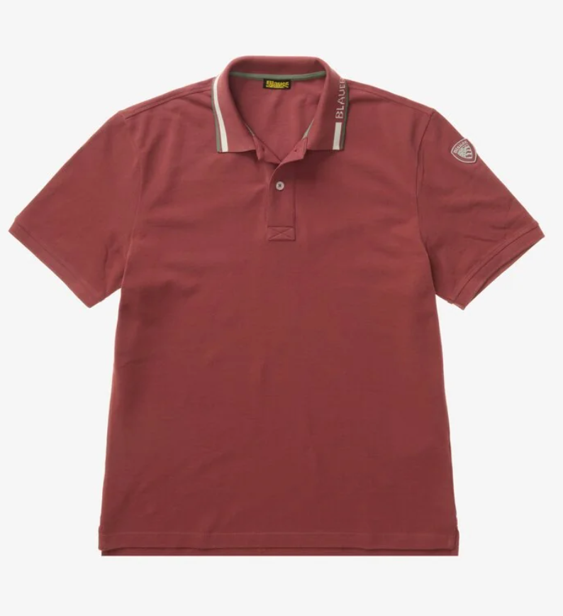 Polo con ricamo sul colletto RANSOM