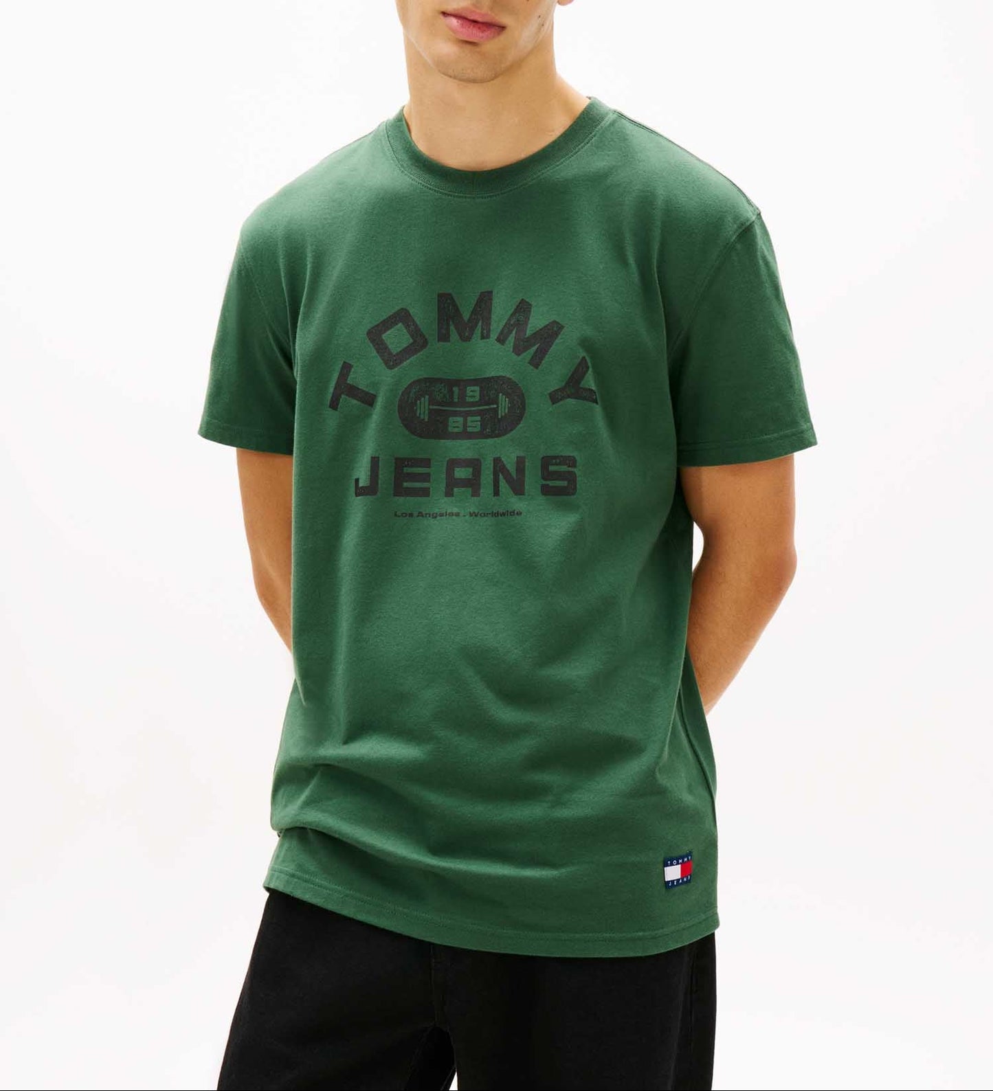 T-shirt in jersey con grafica