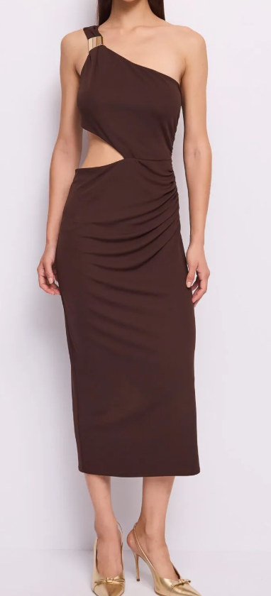 Abito con motivo cut-out