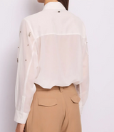 Camicia con dettagli gioiello