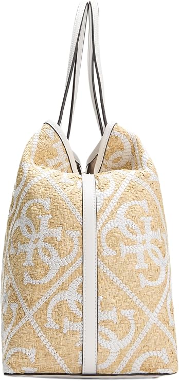 Borsa Shopper GUESS effetto rafia Kirsten Large 2 in 1 Tote