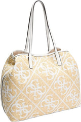 Borsa Shopper GUESS effetto rafia Kirsten Large 2 in 1 Tote