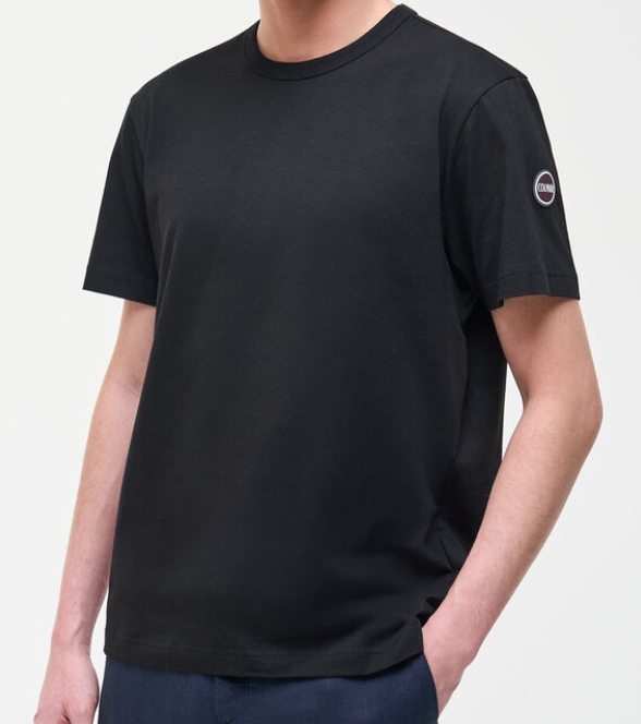 T-shirt logata in cotone