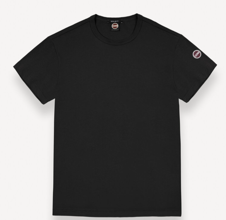 T-shirt logata in cotone