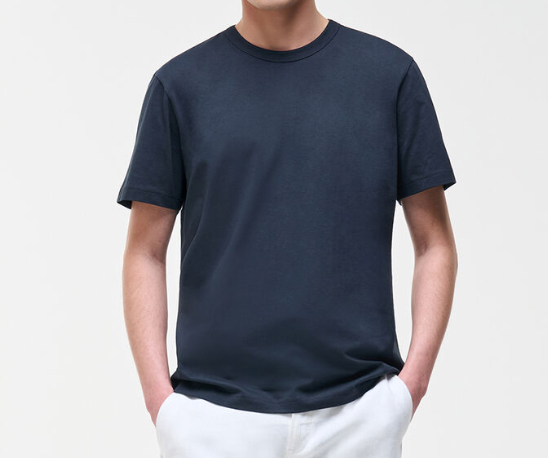 T-shirt logata in cotone