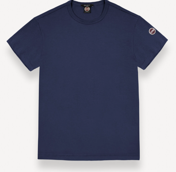 T-shirt logata in cotone