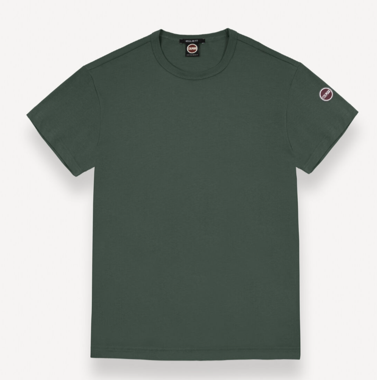 T-shirt logata in cotone