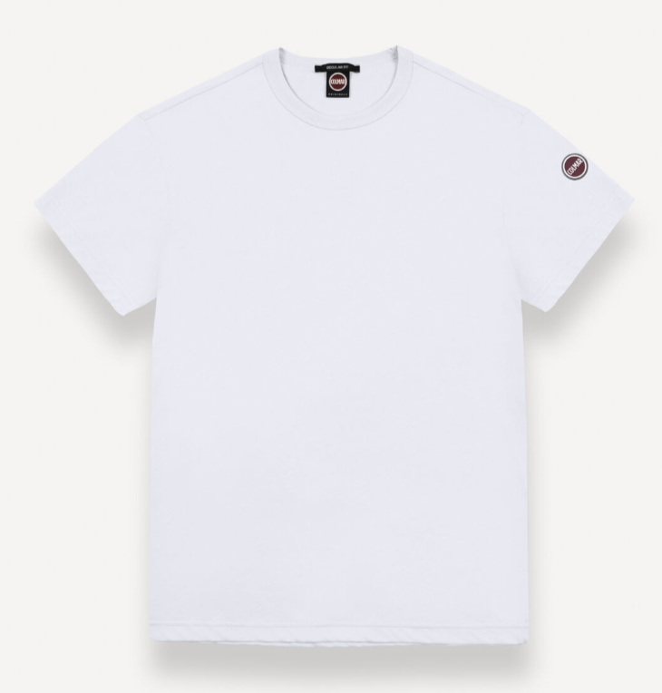 T-shirt logata in cotone