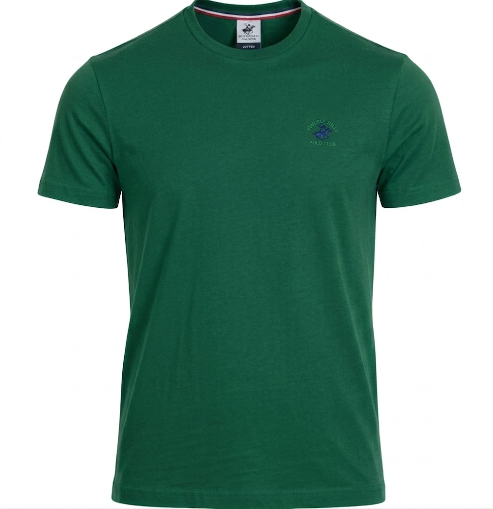 T-Shirt uomo tinta unita POLO CLUB BEVERLY HILLS