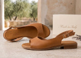 Sandalo basso peep-toe