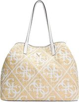 Borsa Shopper GUESS effetto rafia Kirsten Large 2 in 1 Tote