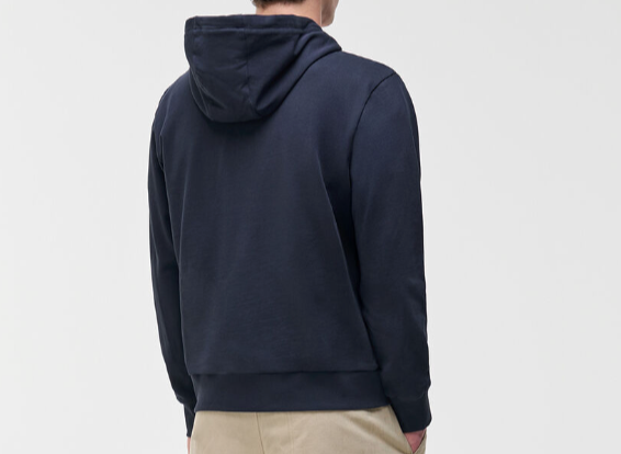 Felpa con cappuccio e full zip