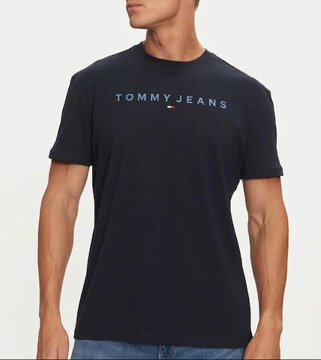 T-shirt in jersey con logo ricamato