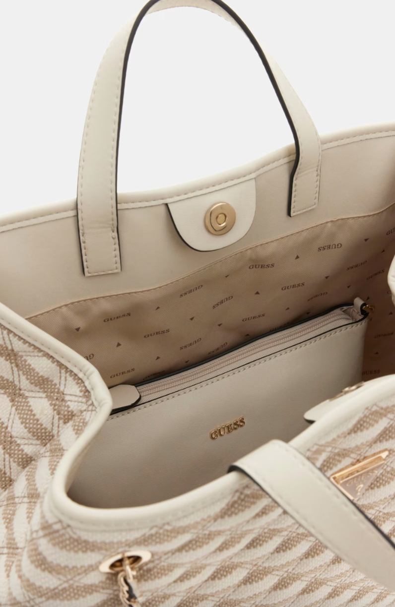 Borsa Shopping Guess Giully con pochette