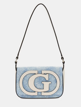 Borsa a tracolla Ruby Flap Shoulder Bag Denim Logo
