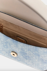 Borsa a tracolla Ruby Flap Shoulder Bag Denim Logo
