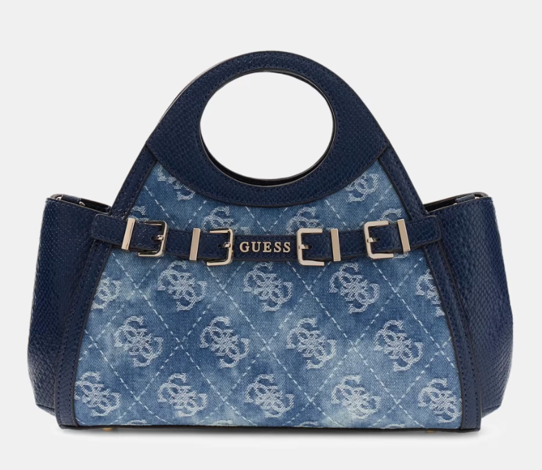 Borsa a mano in denim Dovie