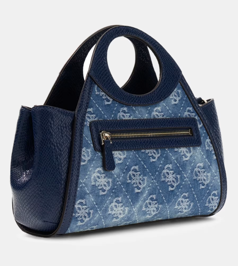 Borsa a mano in denim Dovie