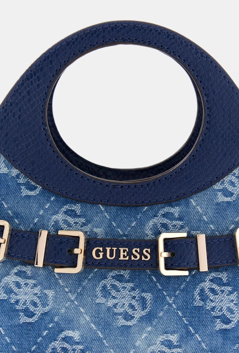 Borsa a mano in denim Dovie