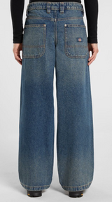 Jeans straight donna Dickies in cotone