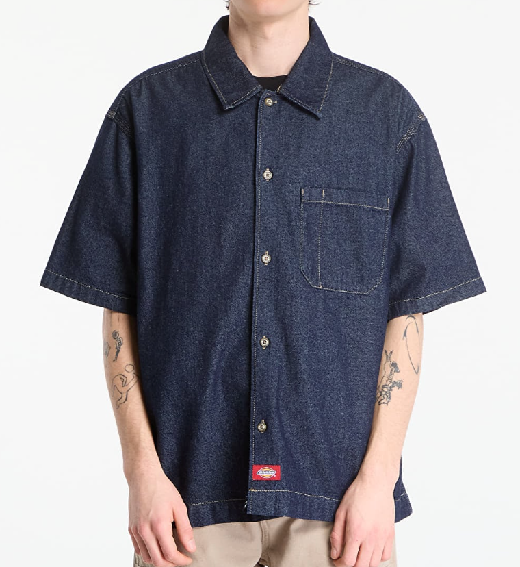 Camicia a maniche corte in denim Dickies