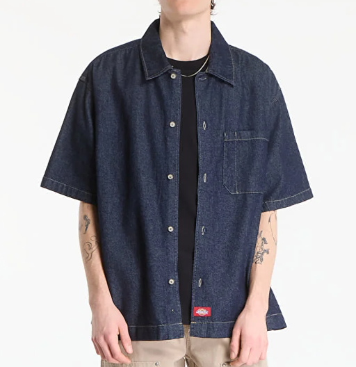 Camicia a maniche corte in denim Dickies