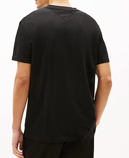 T-shirt in jersey con logo ricamato