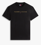 T-shirt in jersey con logo ricamato