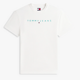 T-shirt in jersey con logo ricamato