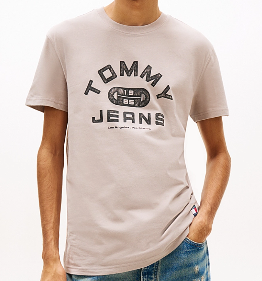 T-shirt in jersey con grafica
