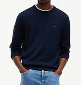 Pullover Tommy Flag slim fit leggero