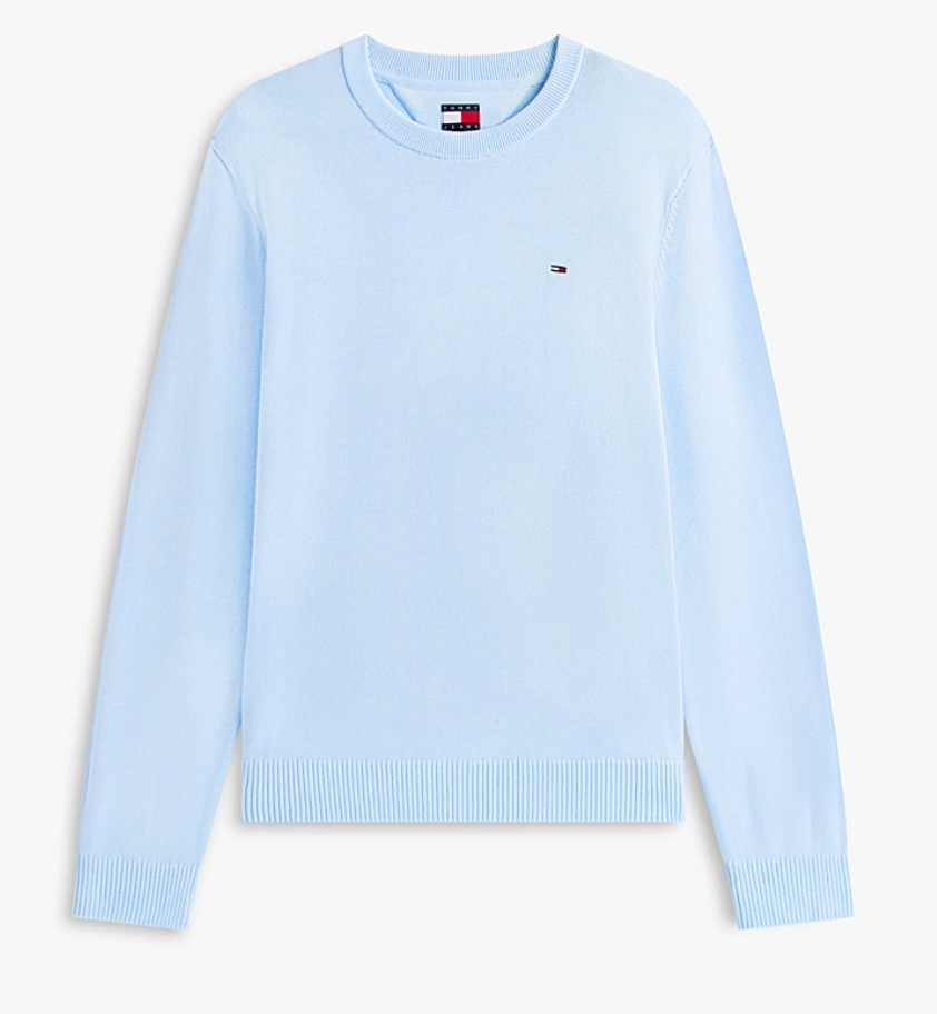 Pullover Tommy Flag slim fit leggero