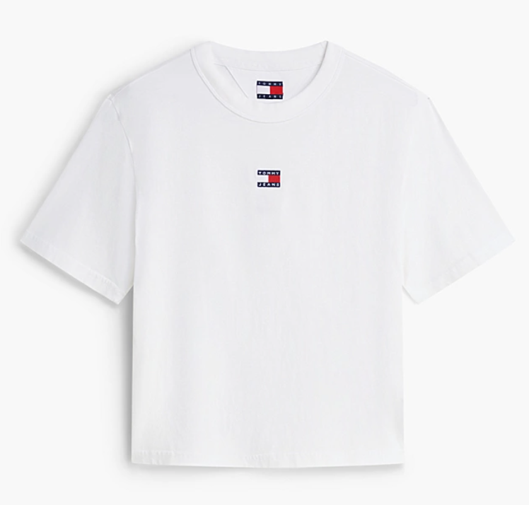 T-shirt Tommy Badge squadrata