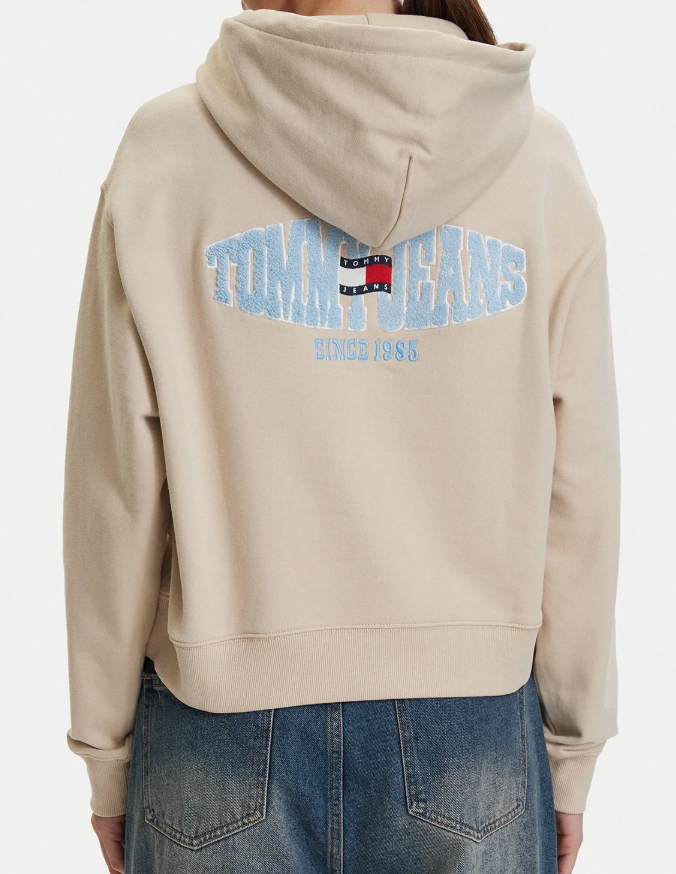 Felpa con cappuccio da donna in cotone