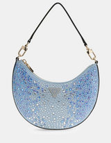 Borsa Guess a spalla Tasmin mini con strass