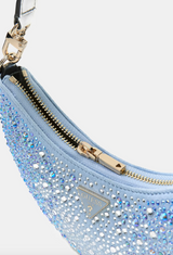 Borsa Guess a spalla Tasmin mini con strass