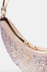 Borsa Guess a spalla Tasmin mini con strass