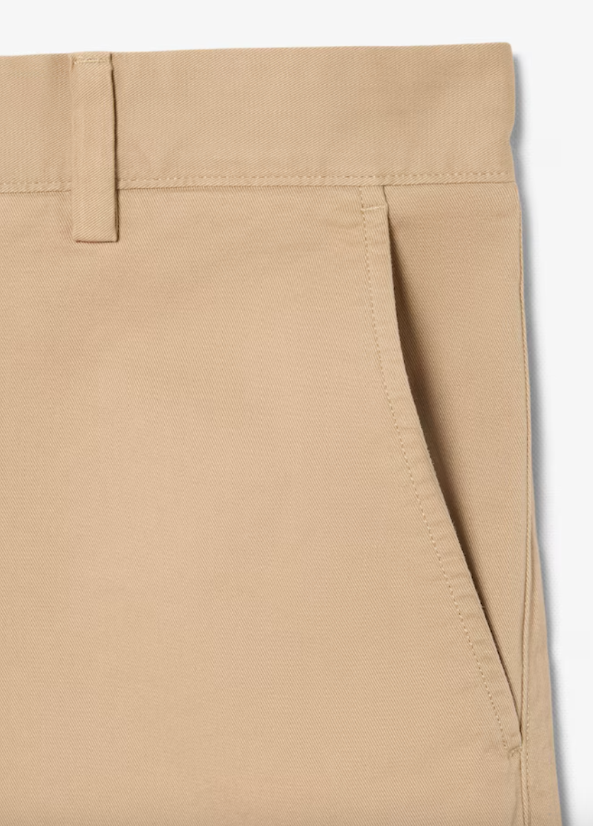 SHORTS CHINO IN TWILL ELASTICIZZATO