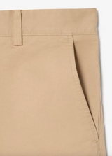 SHORTS CHINO IN TWILL ELASTICIZZATO
