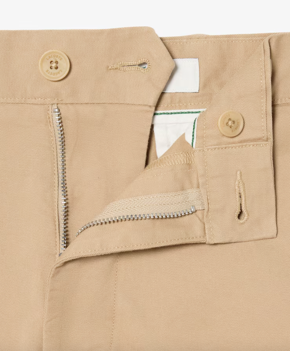SHORTS CHINO IN TWILL ELASTICIZZATO