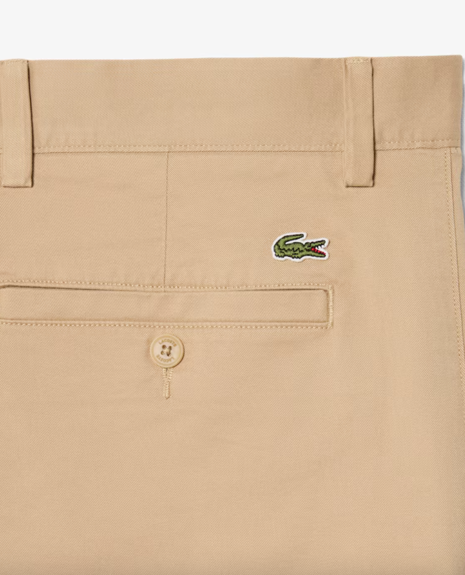 SHORTS CHINO IN TWILL ELASTICIZZATO
