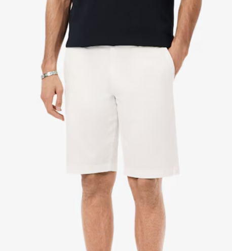 SHORTS CHINO IN TWILL ELASTICIZZATO