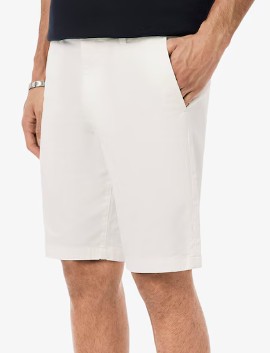SHORTS CHINO IN TWILL ELASTICIZZATO