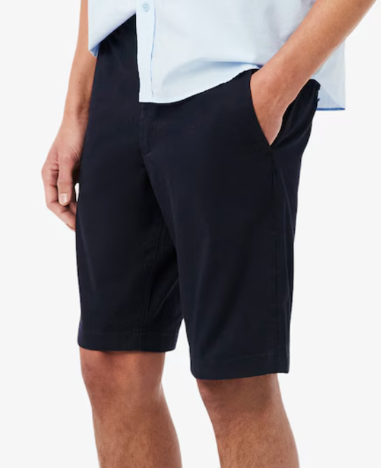 SHORTS CHINO IN TWILL ELASTICIZZATO