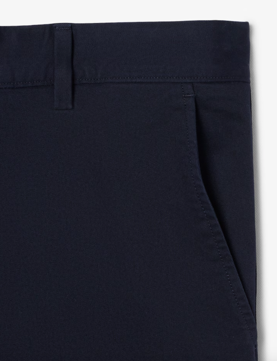 SHORTS CHINO IN TWILL ELASTICIZZATO