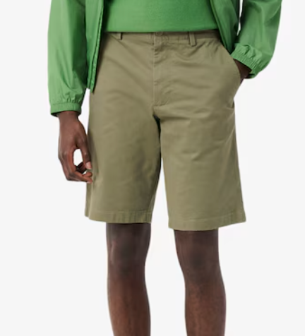 SHORTS CHINO IN TWILL ELASTICIZZATO