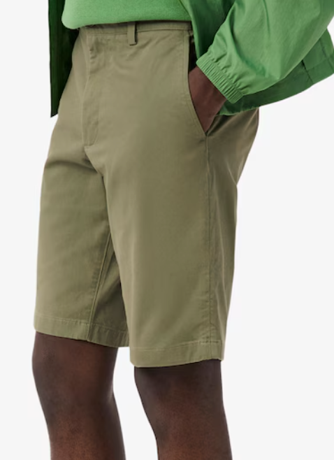 SHORTS CHINO IN TWILL ELASTICIZZATO