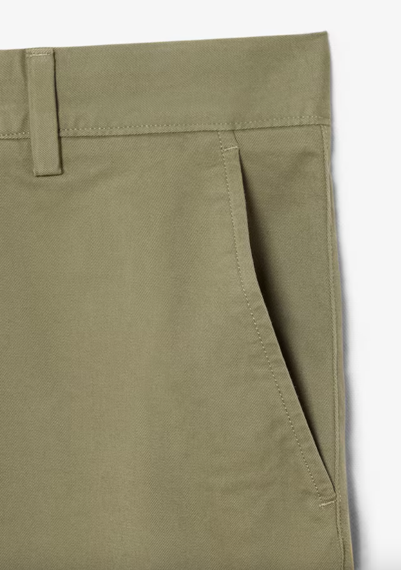 SHORTS CHINO IN TWILL ELASTICIZZATO
