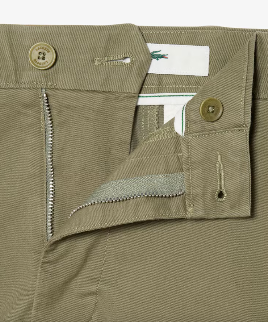 SHORTS CHINO IN TWILL ELASTICIZZATO