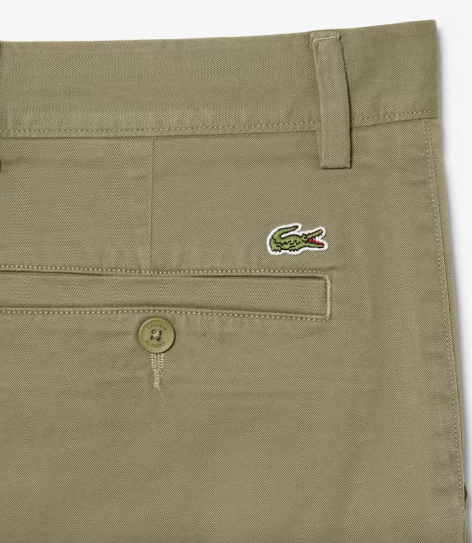 SHORTS CHINO IN TWILL ELASTICIZZATO